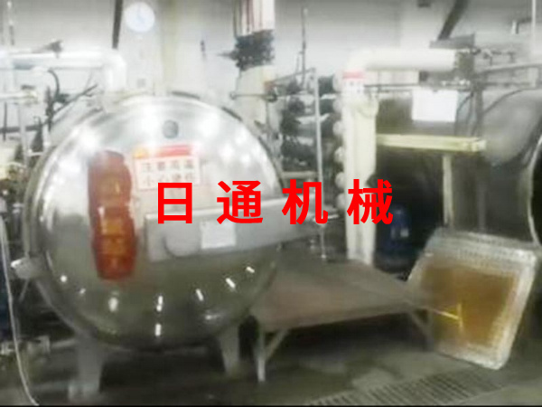 火腿腸殺菌鍋使用現(xiàn)場